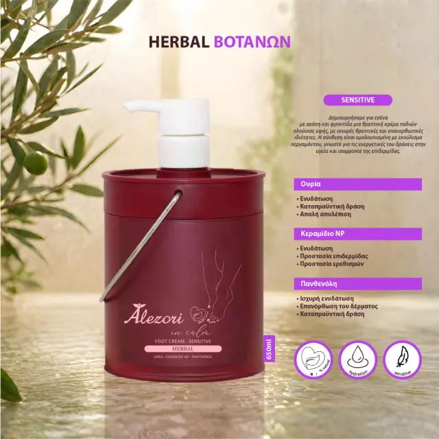 FOOT COOLING GEL - ULTRA HYDRATING | HERBAL (650)
