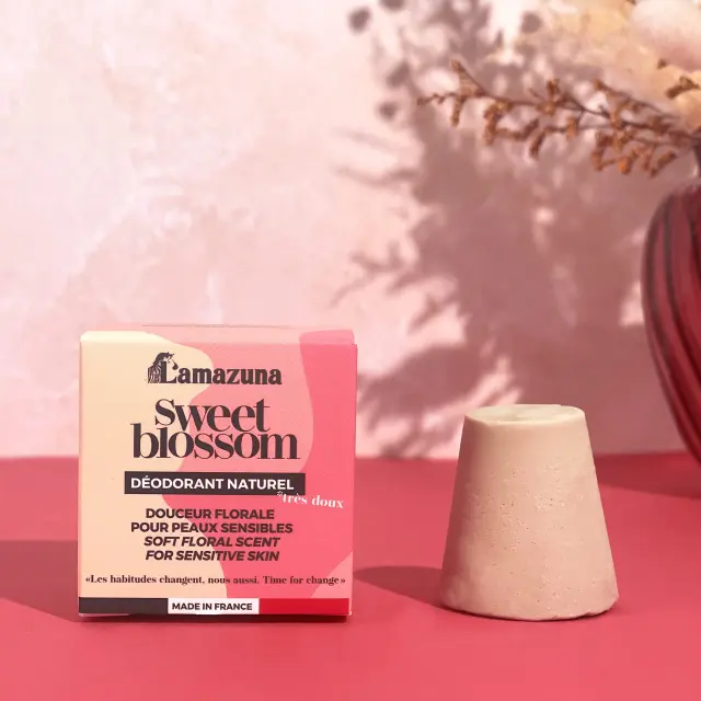 Lamazuna Solid Deodorant Soft Floral Scent For Sensitive Skin - Bιολογικό στερεό αποσμητικό, Για Ευαίσθητο Δέρμα, με απαλό λουλουδένιο άρωμα 2