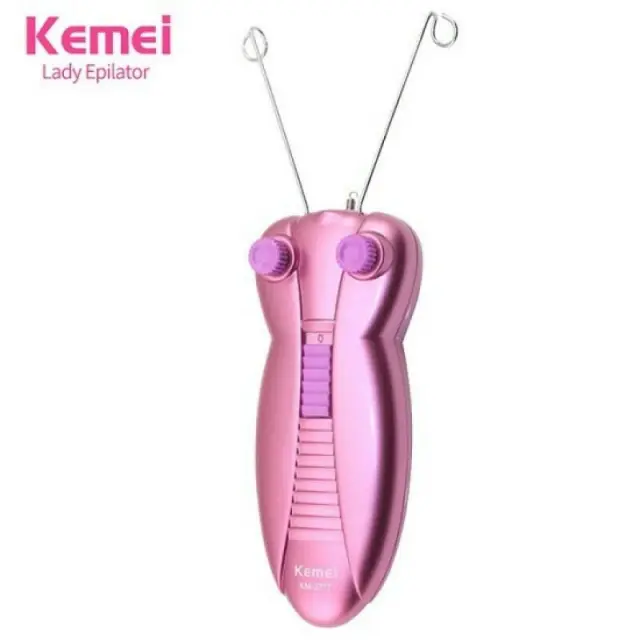 Kemei Συσκευή Αποτρίχωσης με Κλωστή Αποτριχωτική Μηχανή Epilator για Πρόσωπο KM-2777 3