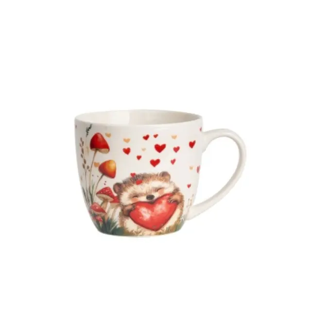 Duo gift Πορσελάνινη Κούπα 460ml Hearts: Hedgehog