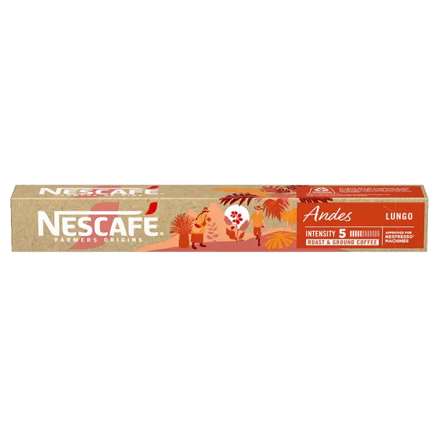 Nescafe Farmers Origins Andes Lungo Κάψουλες Nespresso 10τμχ