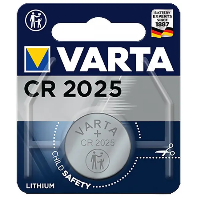 Varta® Professional Electronics Μπαταρία Λιθίου Ρολογιών CR2025 3V 1Τμχ