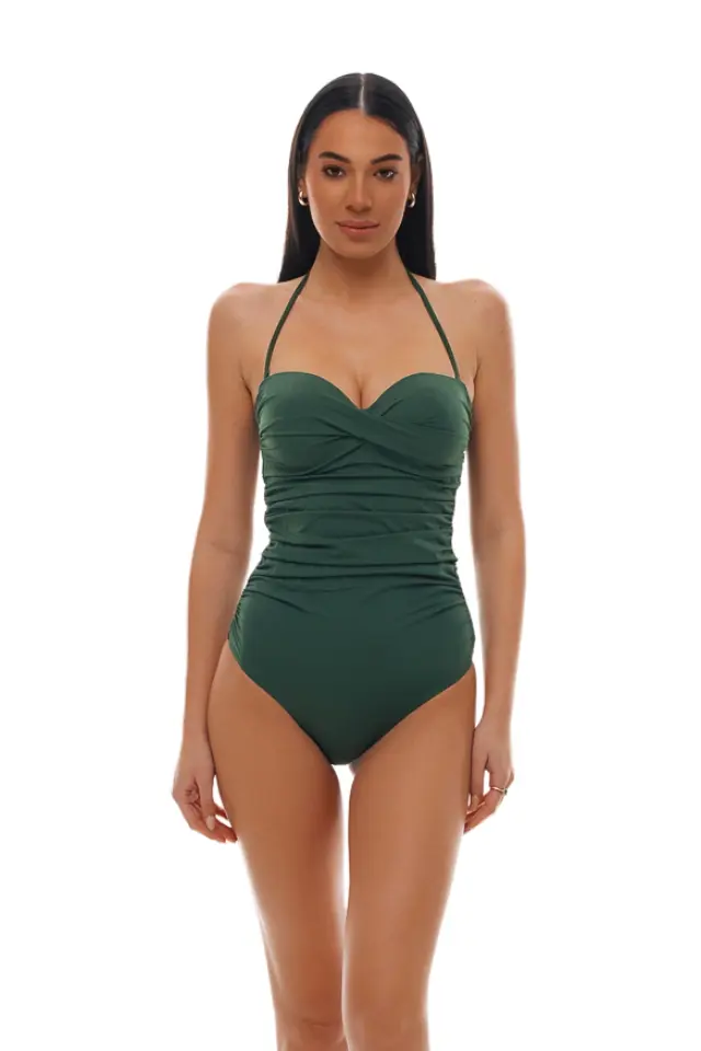 Γυναικείο ολόσωμο μαγιό strapless cup D