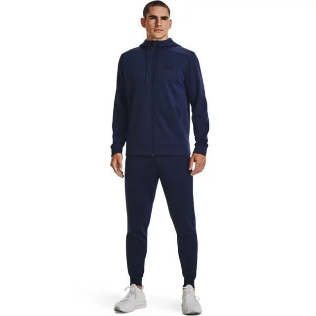 Under Armour Men's Fleece Full Zip Hoodie. Μπλε Σκούρο 1373357-410 (Under Armour) - XXLarge 3