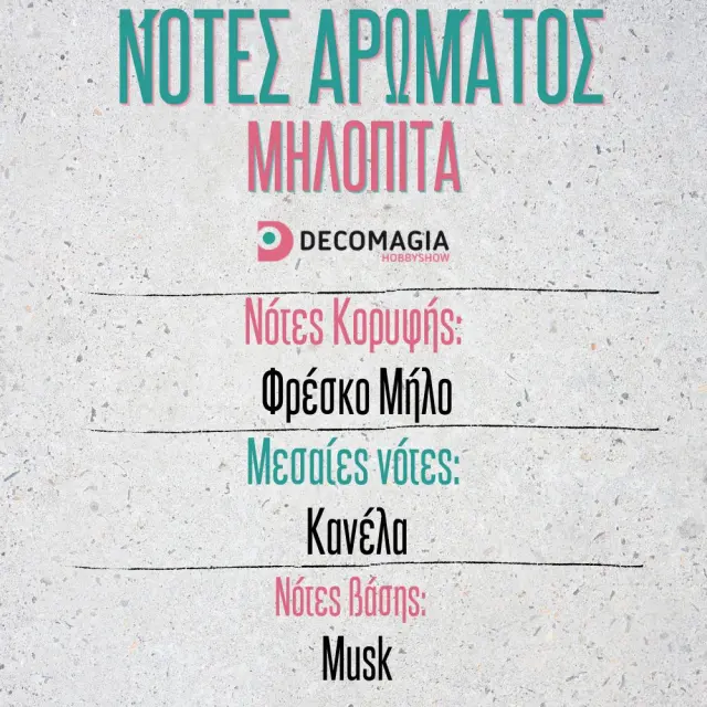 Άρωμα για κερί και σαπούνι 50ml, Μηλόπιτα 2