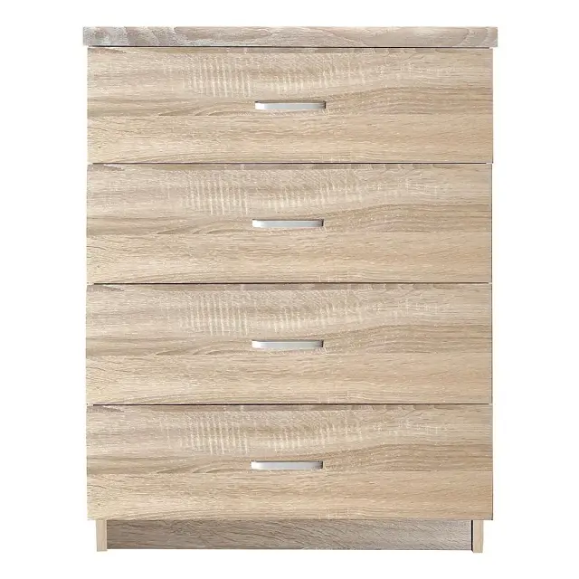 Συρταριέρα DRAWER Φυσικό MDF 60x40x80cm