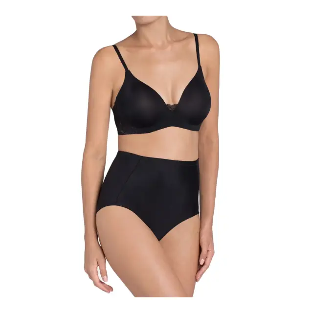 Triumph Γυναικείο Εσώρουχο Becca High Panty, Χρώμα Μαύρο 3