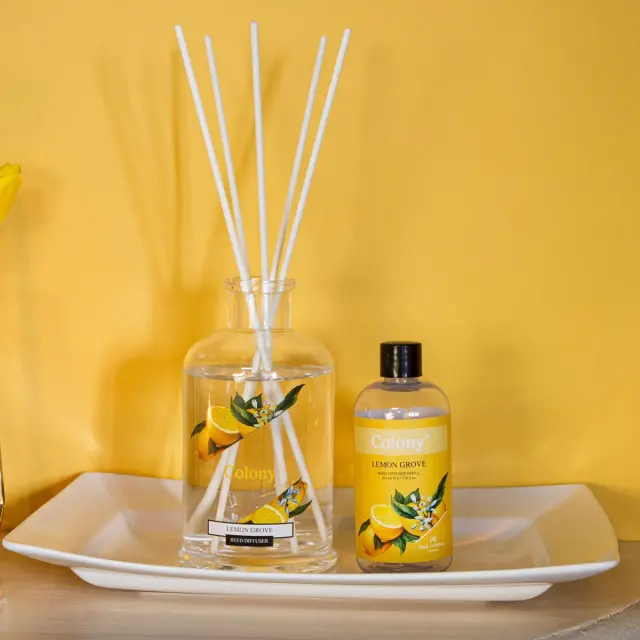 Wax Lyrical Colony Reed Diffuser Refill Υγρό Αναπλήρωσης για Δοχείο Αρωματισμού Χώρου Lemon Grove 200ml 3
