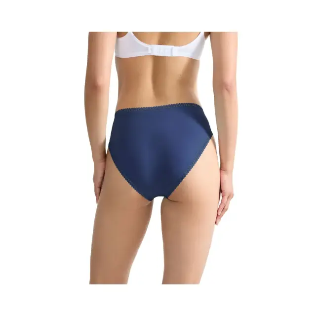 Sloggi Γυναικείο Slip GO Crush High Leg - Τριπλό Πακέτο, Χρώμα Πολύχρωμο-Μπλε-Γαλάζιο - S 3