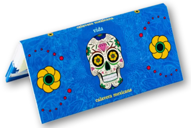 Snail Χαρτάκια - Mexican Sugar Skull Γαλάζιο - Muerte | Ο Θάνατος