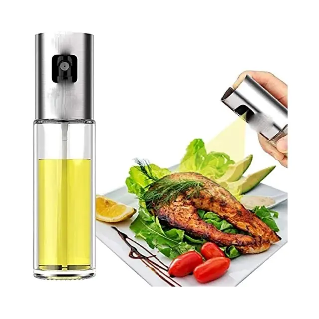 TnS Δοχείο Λαδιού Σπρέι Γυάλινο 100ml 2