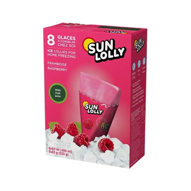 Sun Lolly Γρανίτα Raspberry σε Φακελάκια 8x60ml