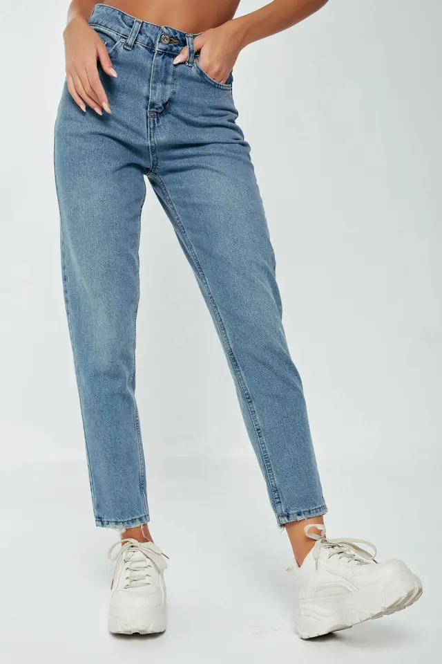 Παντελόνι Jean MomFit Μπλε Μπλέ