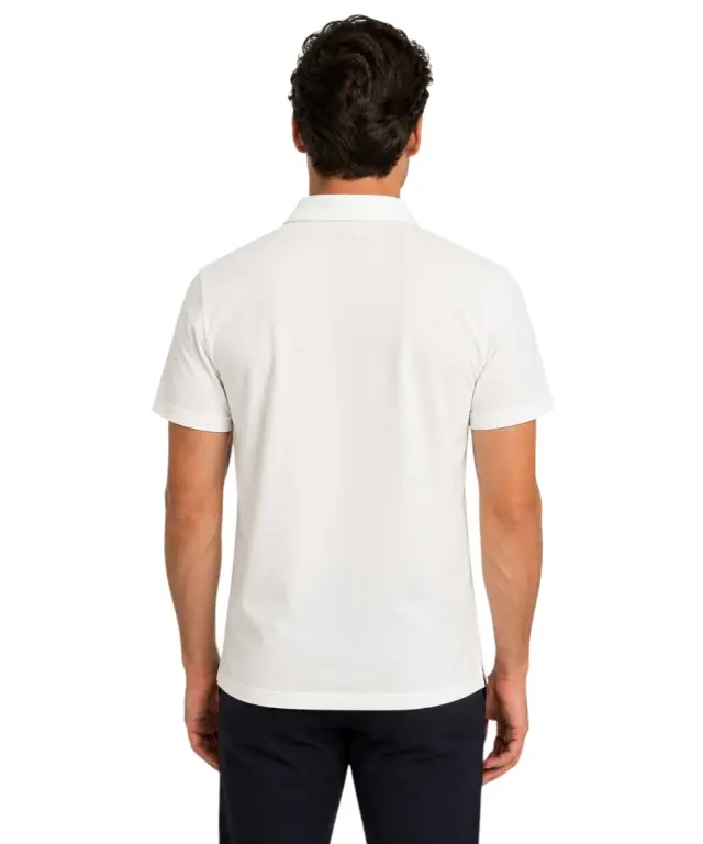 Lotto - Ανδρικό Κοντομάνικο Polo Athletic Regular Fit Dry-Tech 468840-WHITE Λευκό 2