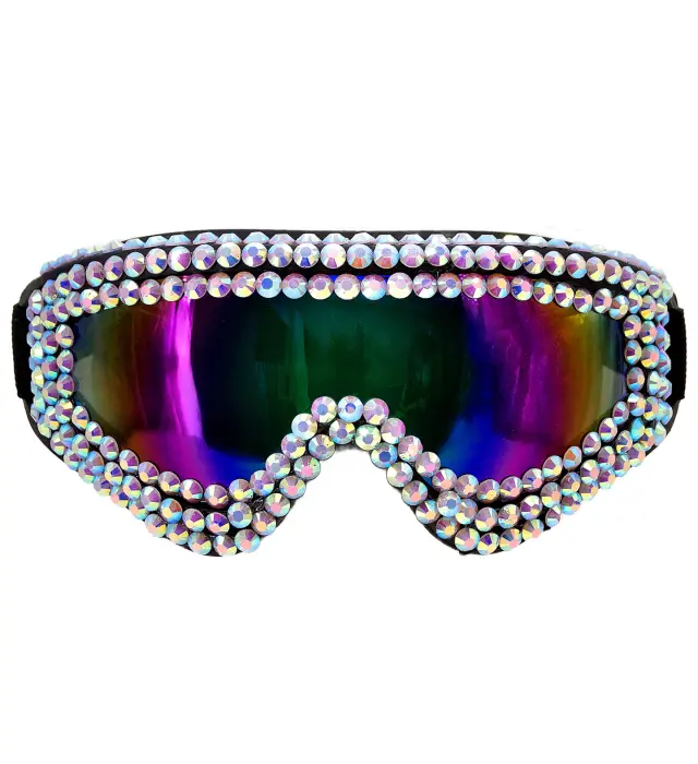Αποκριάτικο Αξεσουάρ Γυαλιά 80s Ski Strass (Widmann) (W-01730)