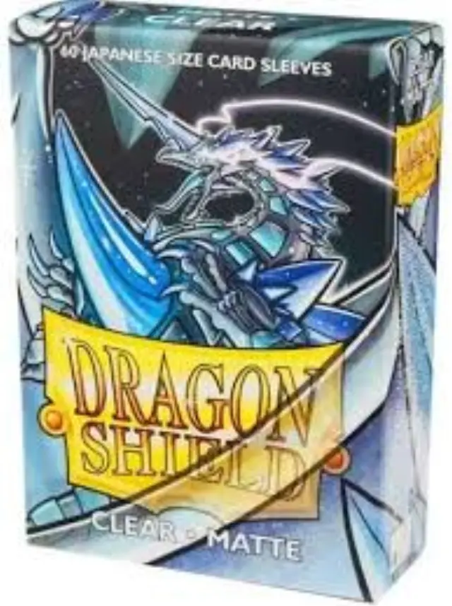 Dragon Shield Small Sleeves - Japanese Matte Clear (60 Sleeves)