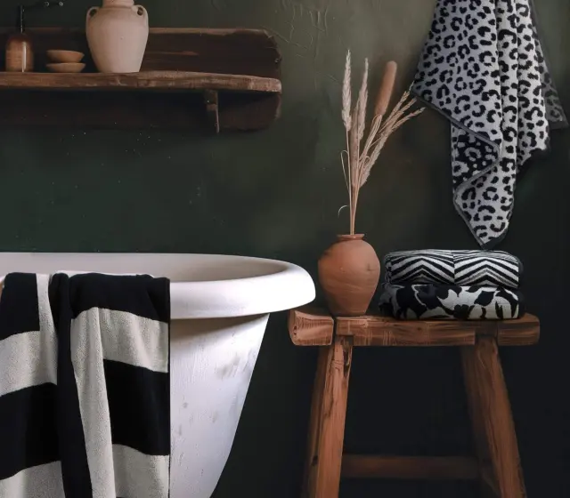 ΠΕΤΣΕΤΑ ΠΡΟΣΩΠΟΥ ARMIN 50Χ90 NEF-NEF HOMEWARE GREY/BLACK