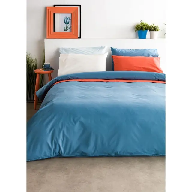 Σεντόνι μονό με λάστιχο 100x200+30 Blue raf Synthesis 508 Vesta Home 2