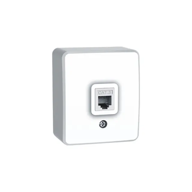 MURATA ΠΡΙΖΑ TΗΛΕΦΩΝΟΥ ΕΠΙΤΟΙΧΗ 1XRJ11 CAT3 ΛΕΥΚΗ IP20 / 1000223001