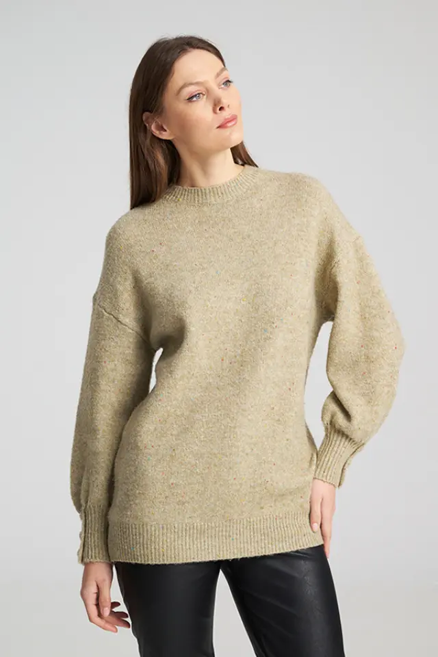 Πλεκτό με Διακριτική Λάμψη και Στυλ COCO SWEATER - XS 2