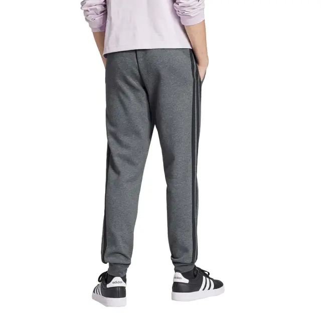 adidas Sportswear Men's 3Stripes Fleece Tapered Cut Pant Γκρι Σκούρο JW1893 (adidas Sportswear) 2