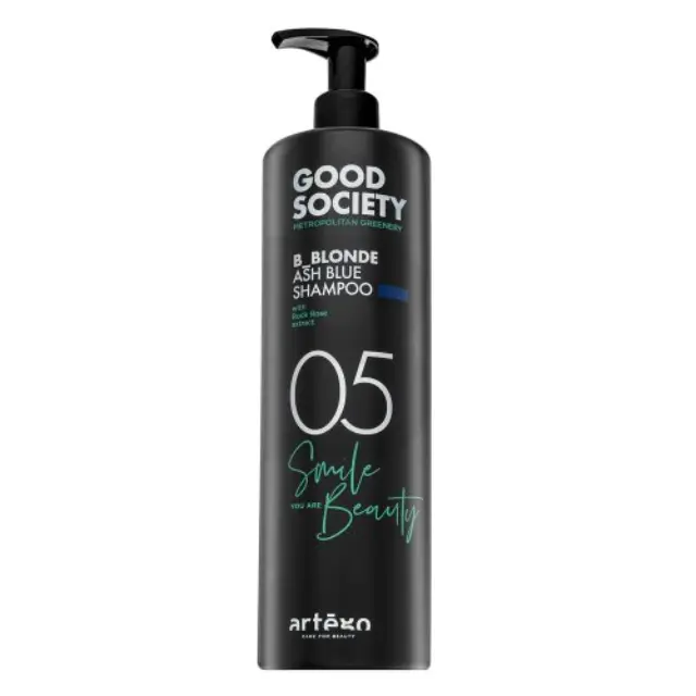 Artègo Good Society 05 B_Blonde Ash Blue Shampoo neutralising shampoo for platinum blonde and gray hair 1000 ml