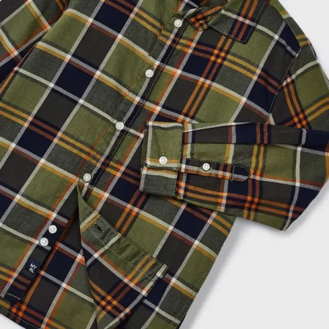 Mini 2 έως 10 ετών Πουκάμισο καρό Better Cotton ρίγανη - 8Ε 3
