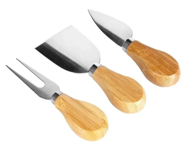 Πλατώ σερβιρίσματος τυριών Εxcellent Houseware με 3 μαχαίρια τυριού και διαστάσεις 38x18.5x1.5cm - 4 τεμάχια 784610050 2