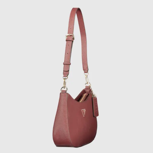 Guess - Γυναικεία Τσάντα Ώμου Noelle II HWZG9672180-BUR Μπορντό 2