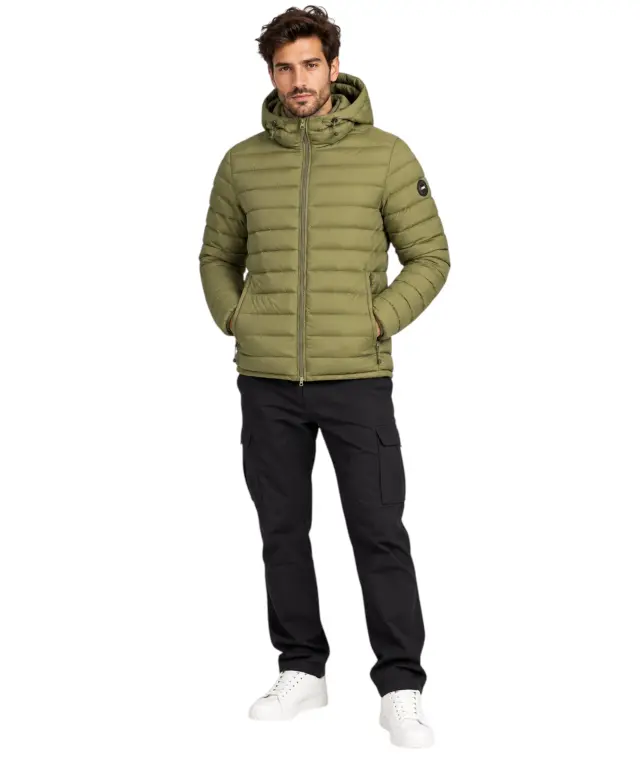 Cavalli Class - Ανδρικό Χειμερινό Μπουφάν Slim Fit WXT40AFT035-4000 Λαδί 3