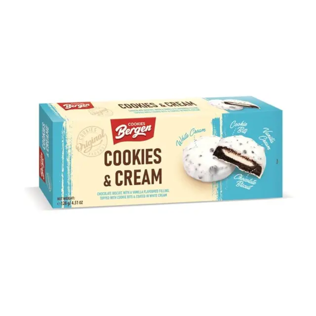 Bergen Cookies & Cream 128gr