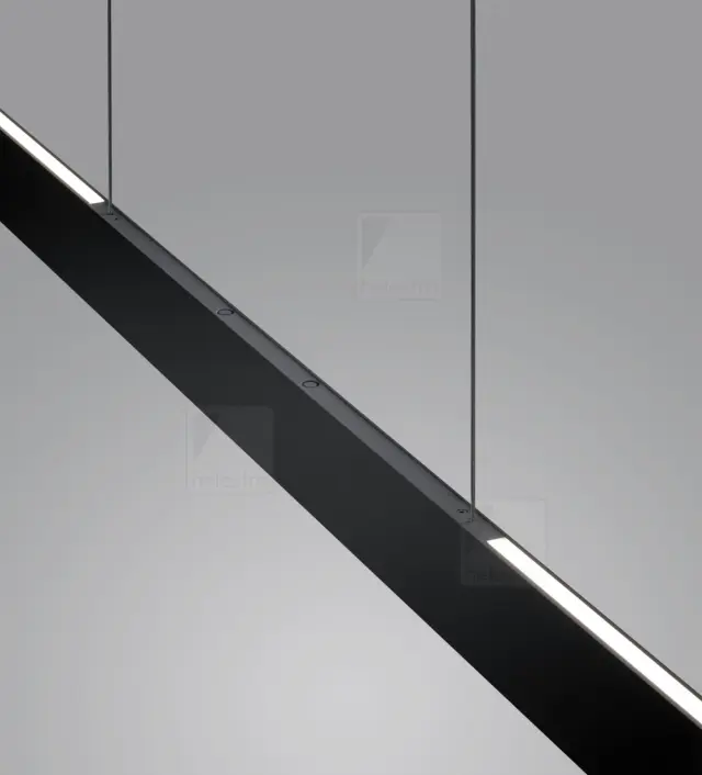 VANA Κρεμαστό Φωτιστικό LED Ματ Μαύρο με EASY-Lift & Ρυθμιζόμενη Θερμοκρασία Φωτός 2