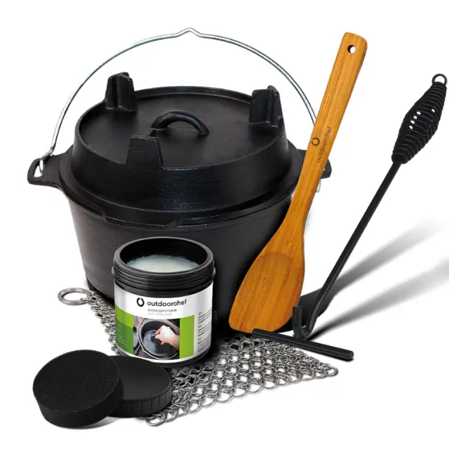 Σετ 5τμχ Dutch Oven 8.5L N.9 - Outdoorchef