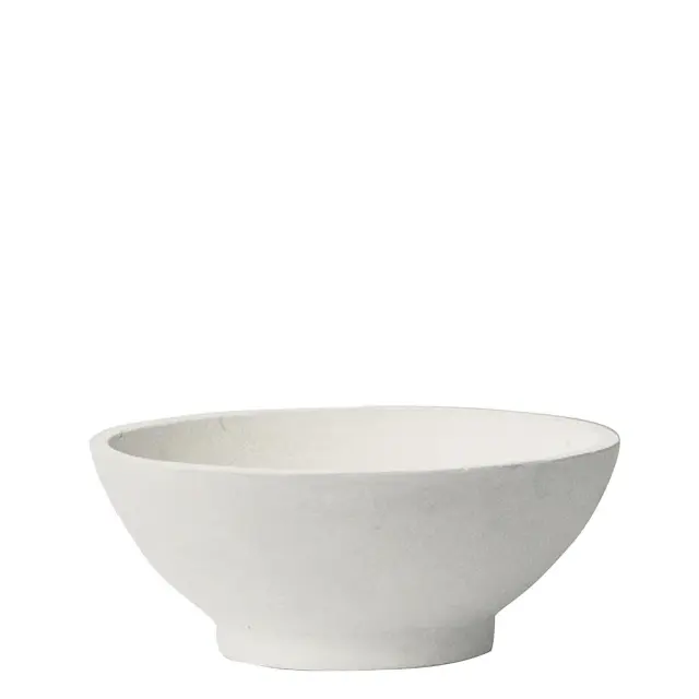 Γλάστρα Λευκό Τσιμέντο Φ55x22cm