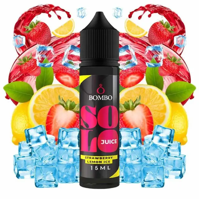Bombo Flavor Shot Solo Juice Strawberry Lemon Ice 15ml/60ml 60ml