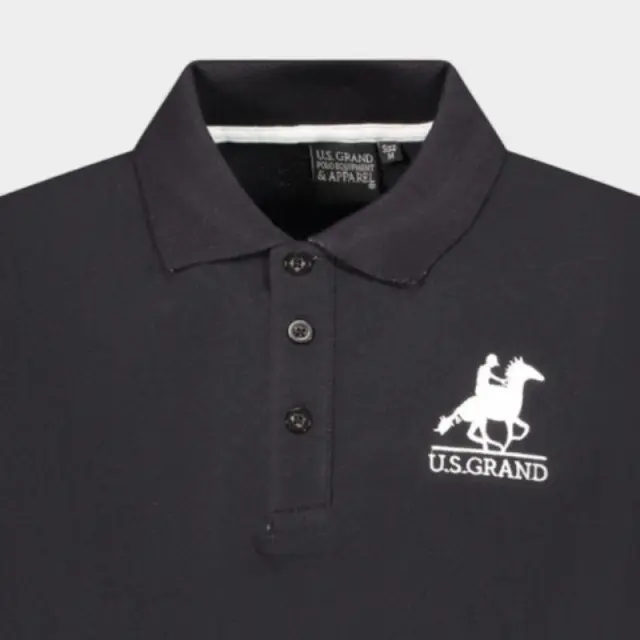 T-shirt U.S.Grand Polo AU02662_NE23NERO Μαύρο - 2XL 3