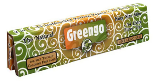 Greengo Χαρτάκια - King Size Slim με Τζιβάνες