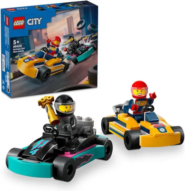 LEGO® City: Go-Karts and Race Drivers Toy Set (60400)