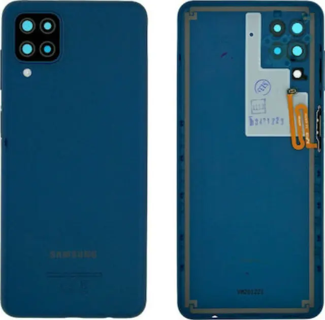 ΚΑΠΑΚΙ ΜΠΑΤΑΡΙΑΣ για Samsung Galaxy A12 A125F / A12 Nacho A127F Χρώμα: Μπλε