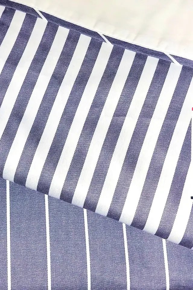 Σετ σεντόνια βαμβακοσατέν 220ΤC Elvira Stripe Blue S879 Σετ υπέρδιπλο 245x280