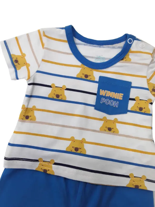 Μπλουζάκι με Σορτσάκι Pooh Blue 80102280001 - 12 M (80cm) 3
