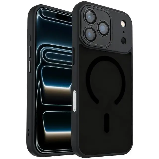 Frosted Magsafe Θήκη για iPhone 17 Pro/18 Pro- Black OEM