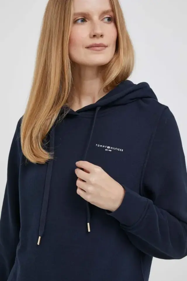 Tommy Hilfiger - Γυναικείo Φούτερ με Κουκούλα 1985 Collection Hoody WW0WW40274-DW5- Μπλε Σκούρο - XS 3