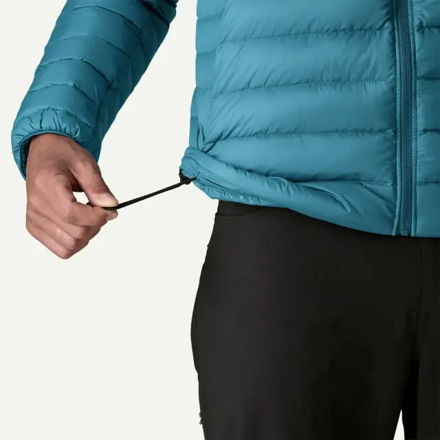 Patagonia Down Sweater Hoody Πουπουλένιο Μπουφάν Glacial Blue - X Large 3