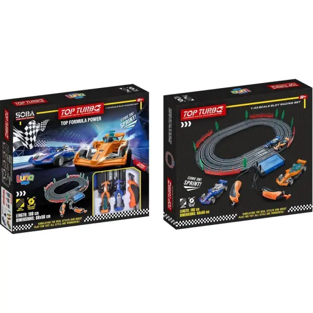 Πίστα 180cm 1:43 με 2 F1 Οχήματα / 623205 (Luna)