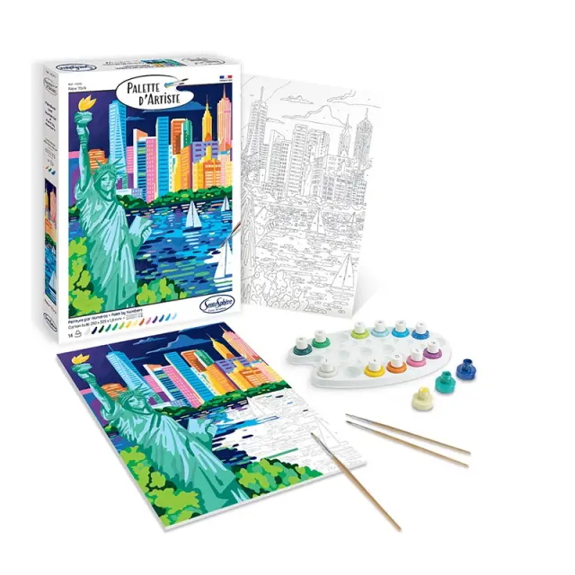 SentoSphere PALETTE D'ARTISTE Paint by Numbers - New York 028-45215 2