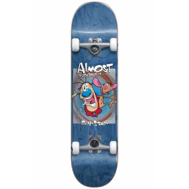 ALMOST Ren & Stimpy Boxed Premium Complete Skateboard 8.0''