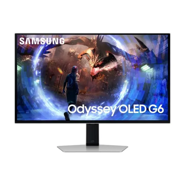 Samsung Gaming Monitor 27" Odyssey OLED G6 S27DG602SU OLED QHD 360Hz Silver (LS27DG602SUXEN)