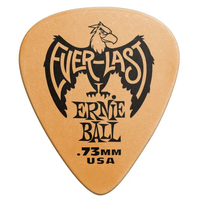 ErnieBall 9190 Orange Everlast Πένες 0.73mm (12 τμχ)