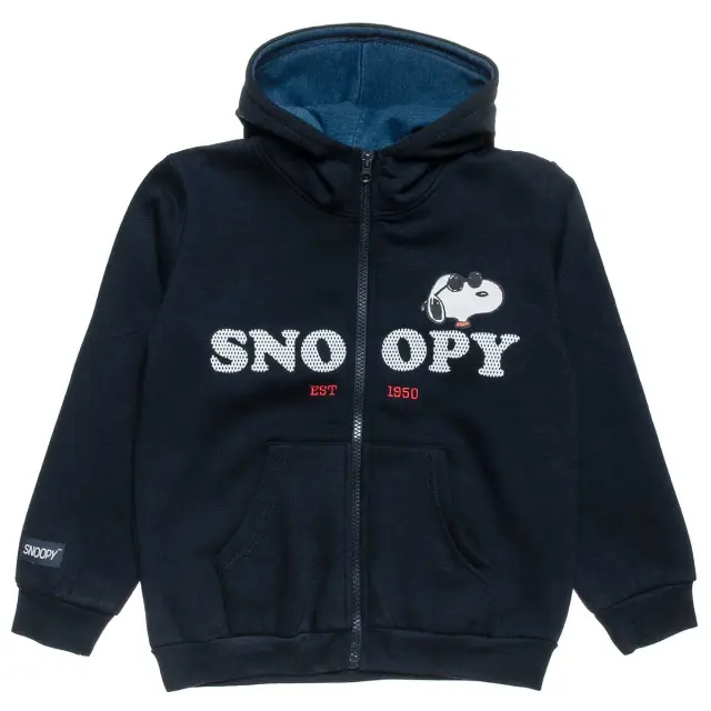 Ζακέτα φούτερ Snoopy με ανάγλυφο σχέδιο